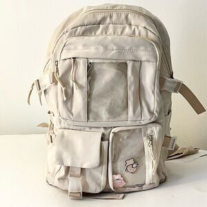 Backpack Cinamonroll Plush and 2 Pins inside